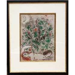 Marc Chagall, Garden of Eden, Lithograph