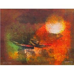 Lebadang, Abstract Lithograph