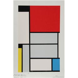 Piet Mondrian, Tableau No. 1, Serigraph Poster