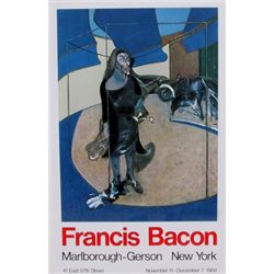 Francis Bacon, Exhibition at Marlborough/Gerson Galleries, Offset Lithograph