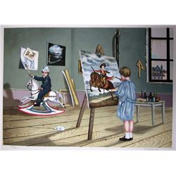 Tito Salomoni, Long Prophecy, Lithograph