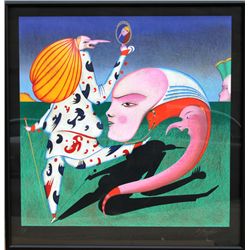 Mihail Chemiakin, untitled 3 (Mirror), Silkscreen