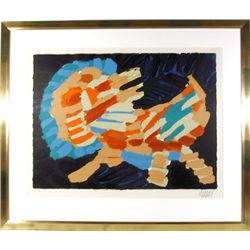 Karel Appel, Cat 5, Lithograph