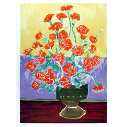 John Grillo, Carnations, Serigraph