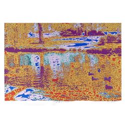 Max Epstein, Ducks in a Pond, Serigraph