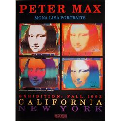 Peter Max, Mona Lisa Portraits, Poster