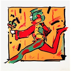 Peter Max, USA Olympic Torch, Serigraph