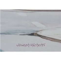 Joseph Michetti, Chinatown, Oil Painting