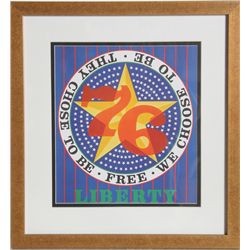 Robert Indiana, Liberty, Offset Lithograph