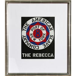 Robert Indiana, The Rebecca, Serigraph