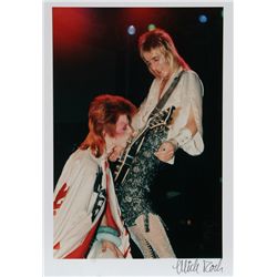 Mick Rock, David Bowie and Mick Ronson, Photograph