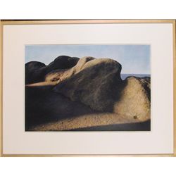Set of Three Desert Shadows Rock Formation Photographs