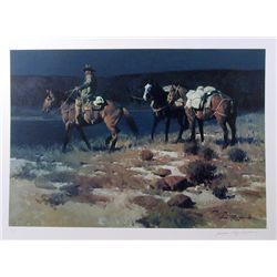 James Reynolds, Bringing him in, Lithograph