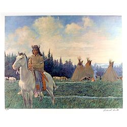 Rockwell Smith, Chief Looking Glass of the Nez Perce, Lithograph