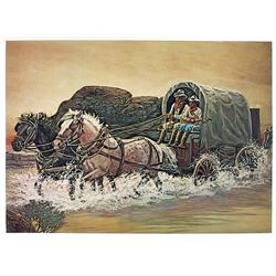 Rockwell Smith, Cowboys Quiet Home on the Range, Lithograph