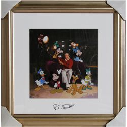 Disney Studios, Roy Disney and Friends, Sericel Photograph by Roy Disney