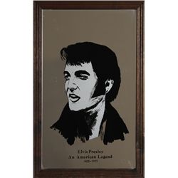 Elvis Presley: An American Legend, Print on Mirror