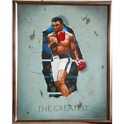 The Greatest - Muhammad Ali, Giclee on Canvas Autographed