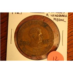 1927 Charles Lindbergh Medal