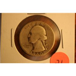 1940-D Washington Quarter