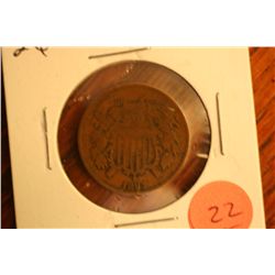 1867 Two Cent Piece