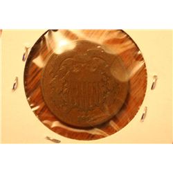 1865 Two Cent Piece