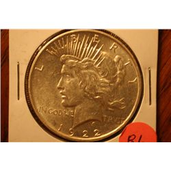 1922-D Peace Dollar