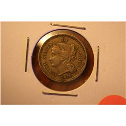 1871 3 cent nickel