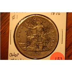 1876 trade dollar chopped marks