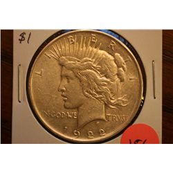 1922 Peace Dollar