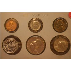 1962 proof set in capitol holder