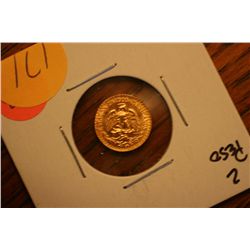 1945 gold dos peso