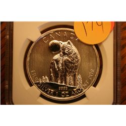 2011 canada wolf ms68 ngc
