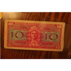 10 cent military payment