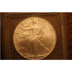 2007 icg ms69 silver eagle