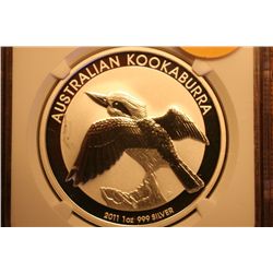 2011p australia kookaburra ms69 ngc