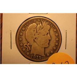 1915d barber half dollar