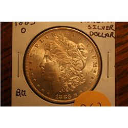 1883-0 morgan dollar bu