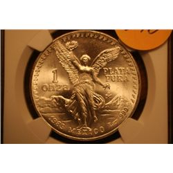 1983 mexico ms66 onza ngc