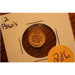 1945 gold dos peso
