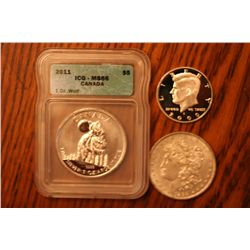 2011 icgms66 wolf,2000s proof kenn,1898 morgan
