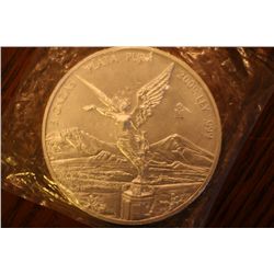 5 onzas plata pura 2009 .999