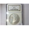 Image 1 : 1994 AMERICAN SILVER EAGLE NGC MS69
