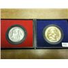 Image 1 : 2 US MINT AMERICAS 1ST MEDALS 1972 BICENTENNIAL &