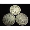 Image 2 : 1935-D,36 & 39-D WALKING LIBERTY HALF DOLLARS
