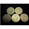 Image 2 : 5 (SCRUFFY) INDIAN HEAD CENTS