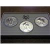 Image 1 : 1984 P/D/S US OLYMPIC UNC SILVER DOLLARS 3 COINS