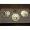 Image 2 : 1984 P/D/S US OLYMPIC UNC SILVER DOLLARS 3 COINS