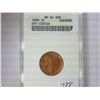 Image 1 : ERROR 1999 LINCOLN CENT OFF CENTER MS64 RED
