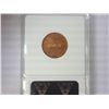 Image 2 : ERROR 1999 LINCOLN CENT OFF CENTER MS64 RED